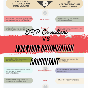 Inventory Optimization Consultant vs ERP Consultant